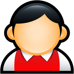 User Preppy Red Icon 256x256 png